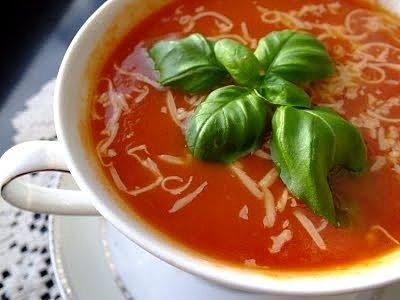 Krem ze świeżych pomidorów z mascarpone
