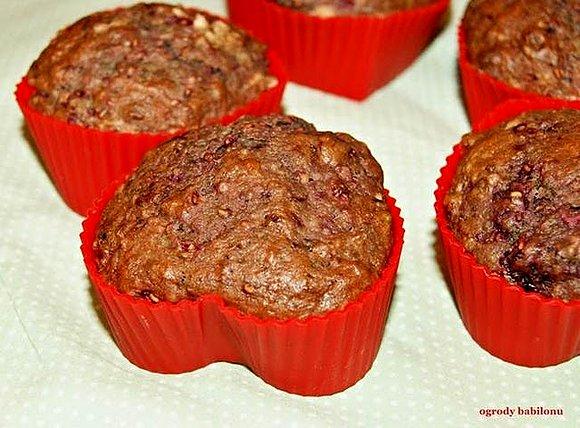 Muffinki z malinami i ricottą