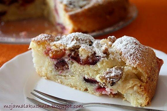 Ciasto śliwkowo-jabłkowe na jesień