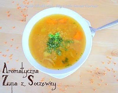 Aromatyczna zupa z soczewicy