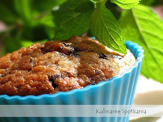 Owsiane muffiny z czekoladą