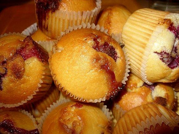 Muffinki z malinami