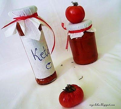 Domowy ketchup pomidorowy mały przetwór