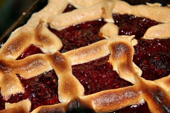 Obłędne ciasto z malinami