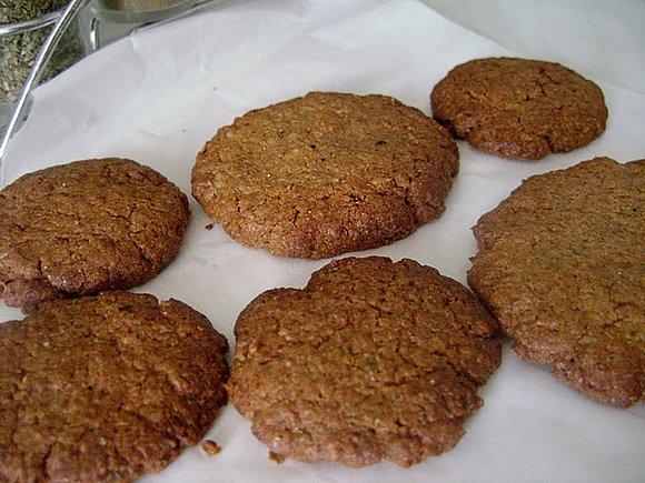 Chrupkie żytnie ciasteczka