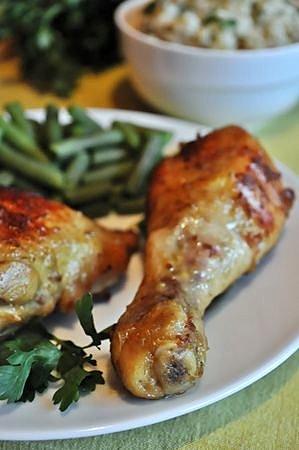 Grillowany kurczak na żółto