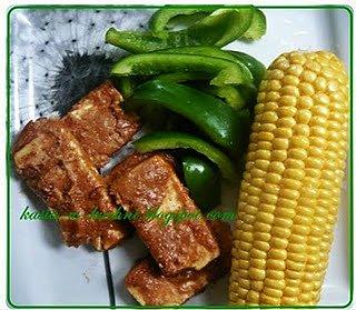 Tofu w orzechowej marynacie