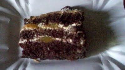 Tort czekoladowy z mango