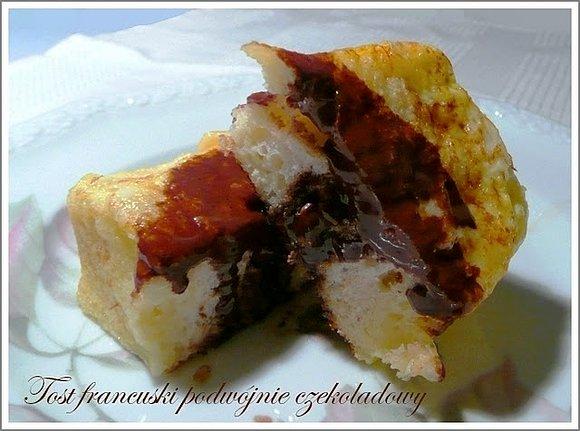 Tost francuski podwójnie czekoladowy