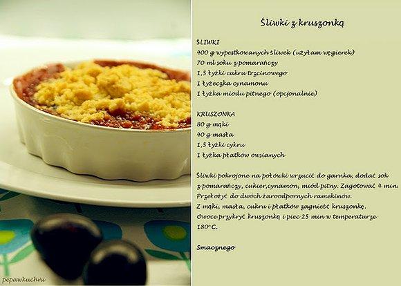 Śliwki z kruszonką
