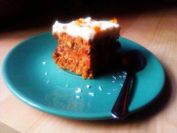 Marchewkowe ciasto indyjskie z kokosem i mascarpone