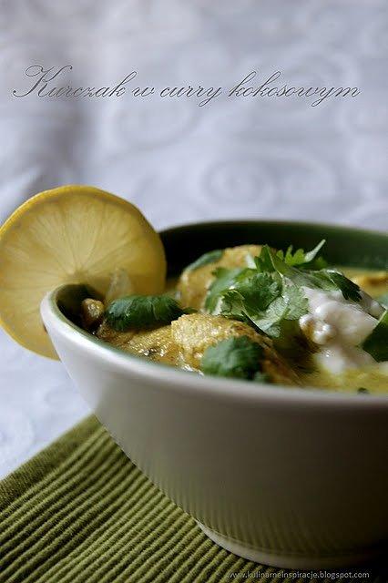 Kurczak w curry kokosowym