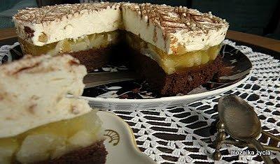 Tort czekoladowo-gruszkowo-imbirowy