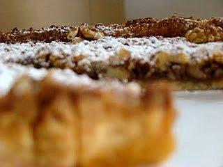 Tarta orzechowa z orzechami włoskimi