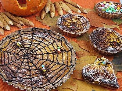 Halloweenowy sernik z dyni