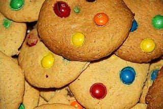 Ciastka z M&M's