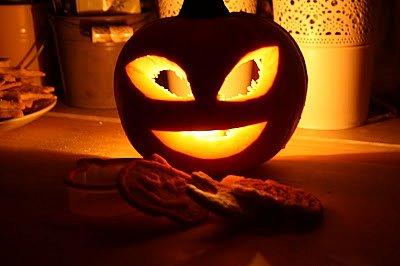 Maślane kruche ciasteczka na Halloween