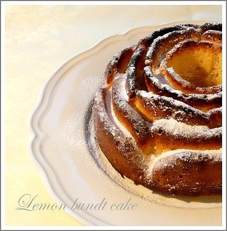 Lemon bundt cake ciasto cytrynowe