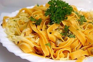 Dyniowe Tagliatelle z Cheddarem