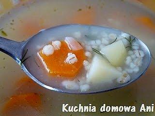 Krupnik jęczmienny z ziemniakami