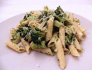 Penne z brokułami