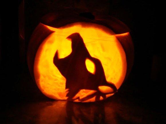 Tarta z dynią na Halloween