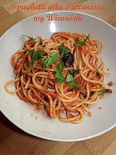 Spaghetti alla Puttanesca i Ganache na sobotnie leniwe popołudnie