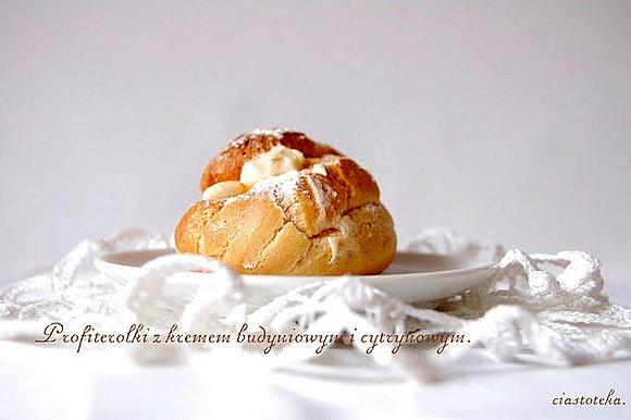 Profiterolki z kremem cytrynowym