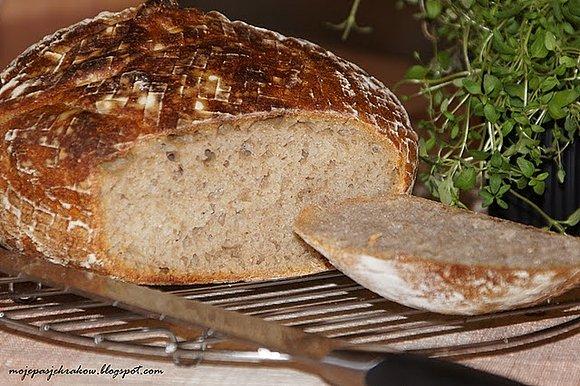 Chleb lees sourdough żytni na zakwasie
