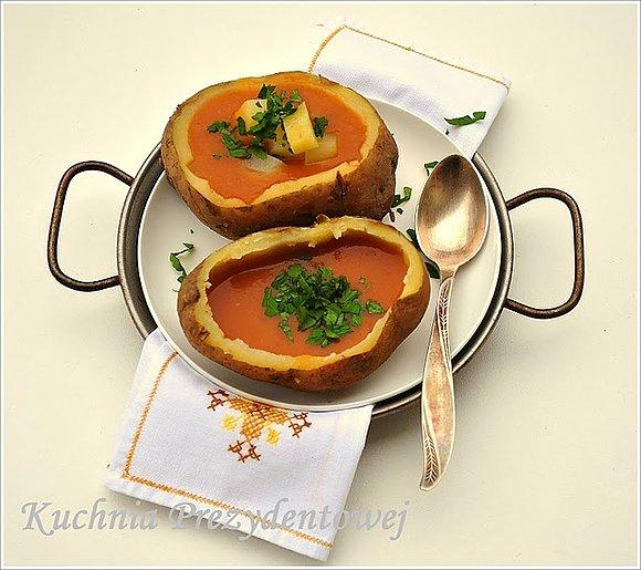 Zupa pomidorowa z ziemniakami