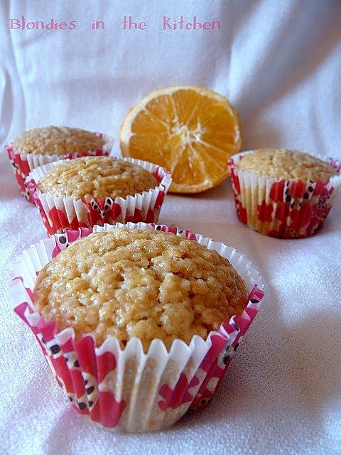 Muffiny pomarańczowe z białą czekoladą