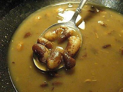 Zupa z marmurkowej fasoli