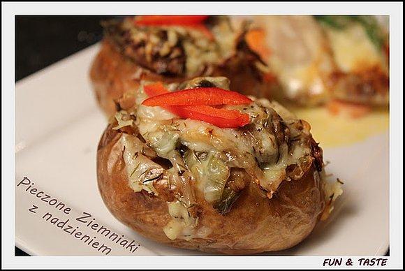 Pieczone warzywa i grzyby przepis na zdrowy obiad