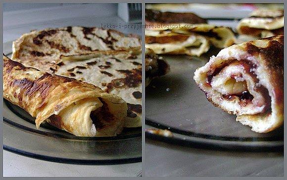 Mleczne naleśniki bezmączne