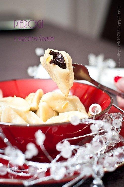 Pierogi z suszonymi śliwkami na święta wigilijne