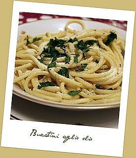 Aglio olio z oliwą truflową