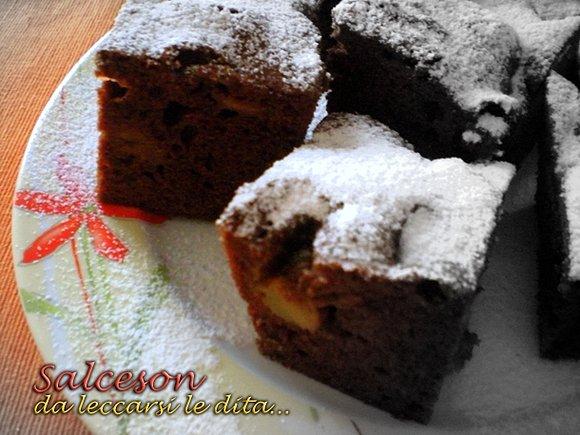 Salceson torta z jabłkami