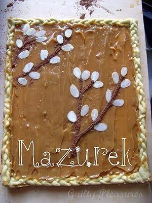 Mazurek z dulce de leche - tradycyjne polskie ciasto wielkanocne