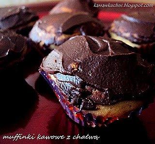Muffinki kawowe z chałwą - przepis na aromatyczne babeczki