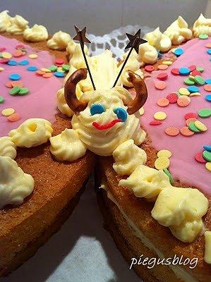 Tort motyl na urodziny dla dzieci