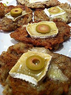 Placki ziemniaczane z serem brie