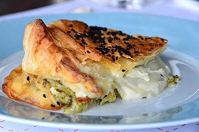 Cukinia z serem feta w cieście filo