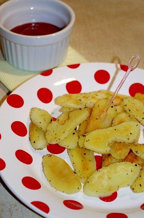 Aromatyczne frytki z klusek śląskich