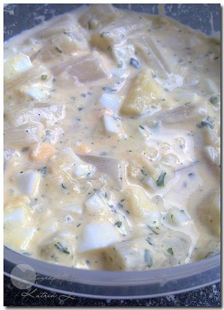 Spargel-Ei-Salat - Sałatka ze szparagami i jajkiem
