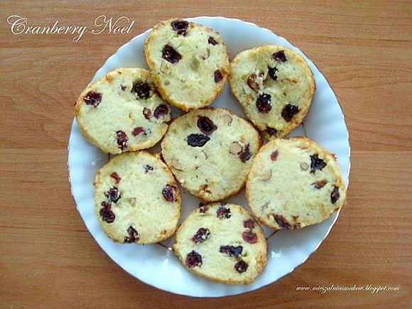 Cranberry Noel – świąteczne ciasteczka z żurawiną