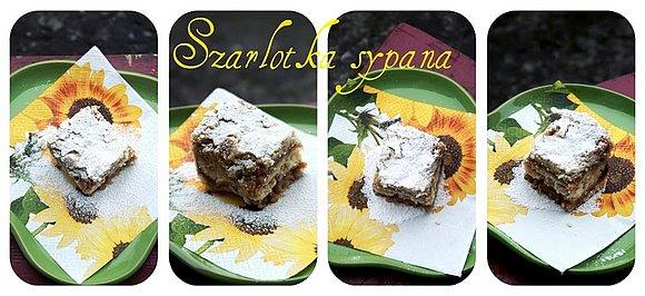 Sypana szarlotka