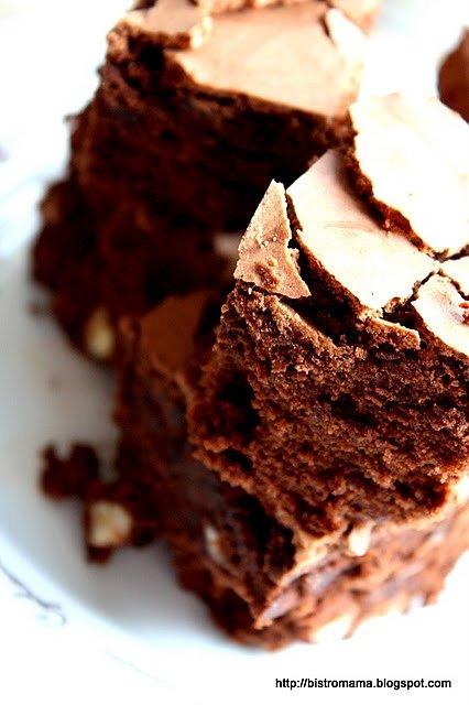 Brownie z migdałami