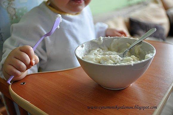 Kaszka manna z bananem