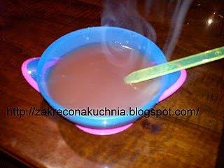 Kisiel z soku owocowego
