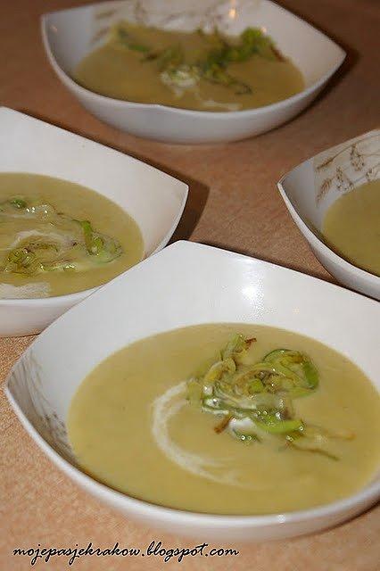 Zupa krem porowo-ziemniaczana
